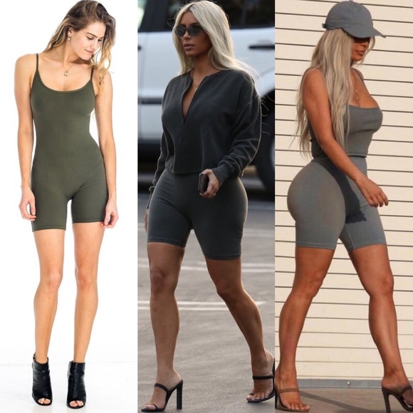 Pants - 💚 “West” Basic Romper - OLIVE